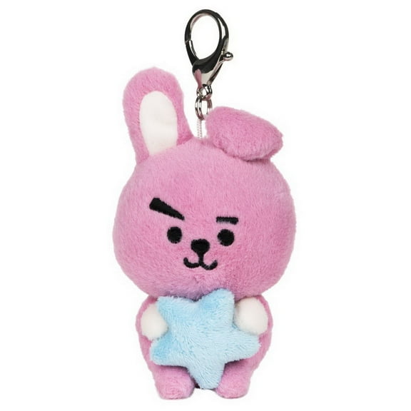 Line Friends BT21 3 Inch Bumble Buddy Plush Clip | Cooky