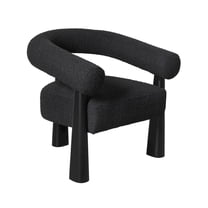 TOV Furniture Spara Black Boucle Accent Chair