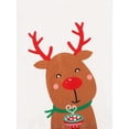 thumbnail image 3 of Qiylii Matching Family Christmas Pajamas, Cartoon Deer Tops + Plaid Pants, 3 of 6