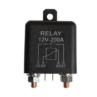 Relais ON/OFF De Charge 12V 120A - Relais Voiture Van Bateau 4 Broches Robuste
