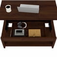 thumbnail image 3 of Bush Furniture Key West Lift Top Coffee Table Desk with End Tables by  Bing Cherry Cherry Finish, 3 of 7