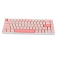 thumbnail image 1 of RGB Backlit Gaming Keyboard, ABS USB C Wired Mechanical Keyboard Full Key Anti Ghosting Hot Swappable 60% 68 Keys  for Home, 1 of 7