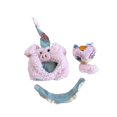 thumbnail image 4 of Ropa de Muñeca de Peluche, Ropa de Juguete de Repuesto para Niños, Regalo de Cumpleaños, Ropa para Muñecas, Bonito Traje de Cerdo con Antena para Muñe, 4 of 8