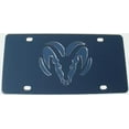 thumbnail image 2 of Dodge Ram Silver Stainless Steel License Plate, 2 of 2