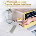 thumbnail image 6 of Gray Solid Color Texture Pot Holders for Kitchen Heatproof Potholder, 5 Pack Simple Grey Stripes Hot Pads Multipurpose Oven Pads Cloth Potholders Trivet for Cooking Baking, 6 of 8
