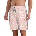 thumbnail image 2 of Logiee Easter Bunny Print Mens Swim Trunks Quick Dry Board Shorts,Breathable Hawaii Beach Shorts Swimwear Bathing Suits-Large, 2 of 6