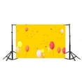 thumbnail image 3 of ABPHOTO 7x5ft Photography Backdrop Happy Birthday Colorful Balloon Ribbon 1st Birthday Backdrops, 3 of 4