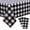 Black and Grey, variant on TETOU 3 Packs Pink Polka Do Tablecloth Pink and White Checkered Tablecloths 54 x 108 Inches Disposable Plastic Gingham Tablecovers Waterproof Rectangle Picnic Table Covers for Birthday Party Supplies
