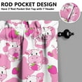 thumbnail image 5 of Kitchen Curtains 24 Inch Short - 3 Panel Set, Cute Cow Print Farmhouse Curtains, Rod Pocket, 100% Polyester for Rustic Farm, Kitchen, Cafe, Living Room, Easy Wash, 5 of 6