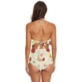 thumbnail image 4 of Ckdifva Cheese Mice Strawberries Womens High Waisted Bikini Set Two Piece Swimsuit Bathing Suits, 4 of 5