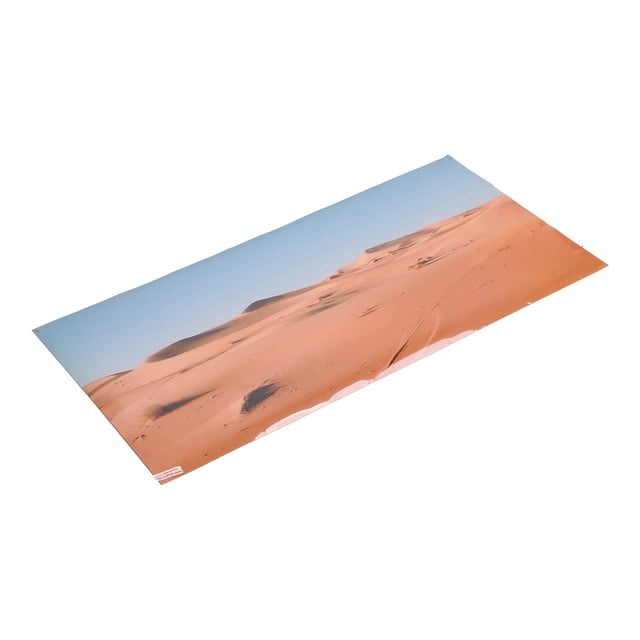 Fish Aquarium Poster PVC Self Adhesive Waterproof 3D Desert Style Fish Background Decoration