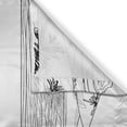 thumbnail image 3 of Ambesonne Beach Kitchen Curtains, Doodle Sketch Pattern, 55"x39", Black White, 3 of 3