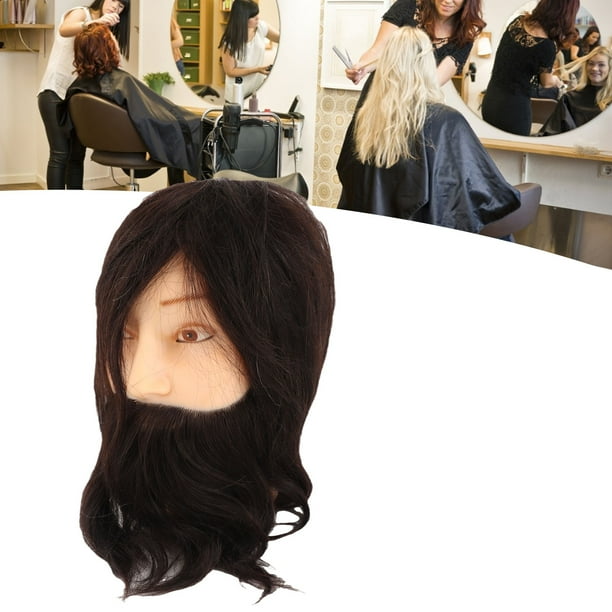 Practica La Cabeza Del Maniquí Masculino, Apariencia De Simulación Cabeza De Maniquí Masculino Con Alto Rendimiento Para Las Barberos Para Barberos