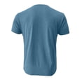 thumbnail image 5 of Men's Henley Shirts Casual Short Sleeve Button T-Shirt with Pocket, 3XL, 5 of 6