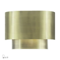 Livex Lighting - Springview - 1 Light ADA Wall Sconce-8 Inches Tall and 11