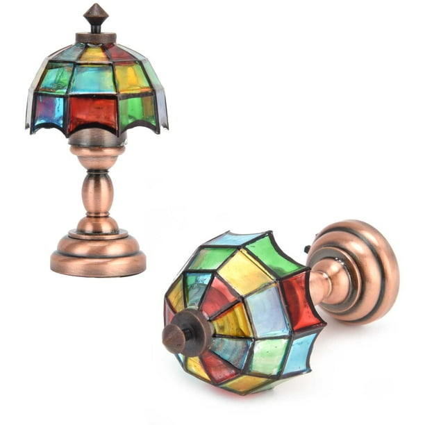 Dollhouse miniature 2024 lights battery operated
