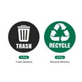 thumbnail image 3 of Unique Bargains Recycle Sticker Trash Can Labels 5 Inch Self-Adhesive Recycling Vinyl Green & Black, 8 Count, 3 of 6