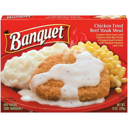 Banquet: Corn Dog (Batter Dipped Frank Made With Chicken On A Stick) With A Fudge Brownie, French Fried Potatoes And Corn Meal, 7.5 Oz