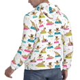 thumbnail image 3 of Hoodies for Men - Pug Yoga dogs poses funny Long Sleeve Comfrt Men'S Fashion Hoodies & Sweatshirts, Sweatshirts for Men Hoodies Pullover Clothing Clothes with Pouch, 3 of 7
