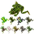 thumbnail image 2 of 6.5cm 19g Frog Lure Fishing Lures Artificial Soft Bait Fake Bait Freshwater Fishing Tackle, 2 of 8