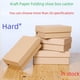 thumbnail image 1 of Caja de zapatos, caja de papel, lote pequeño, caja de zapatos de papel kraft, caja de almacenamiento de embalaje exprés corrugado con solapa plegable, 1 of 4