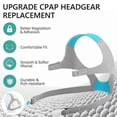 thumbnail image 5 of 2-Pack Magnetic Headgear Clips for F20 Mask, Adjustable Replacement Straps, 5 of 5