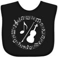 thumbnail image 3 of Inktastic Violin for Violinist Boys or Girls Baby Bib, 3 of 4