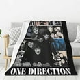 thumbnail image 2 of One Music Direction Flannel Blanket Air Conditioning Blanket Nap Blanket Sofa Throw Blanket Throw Blankets 50"X40", 2 of 6