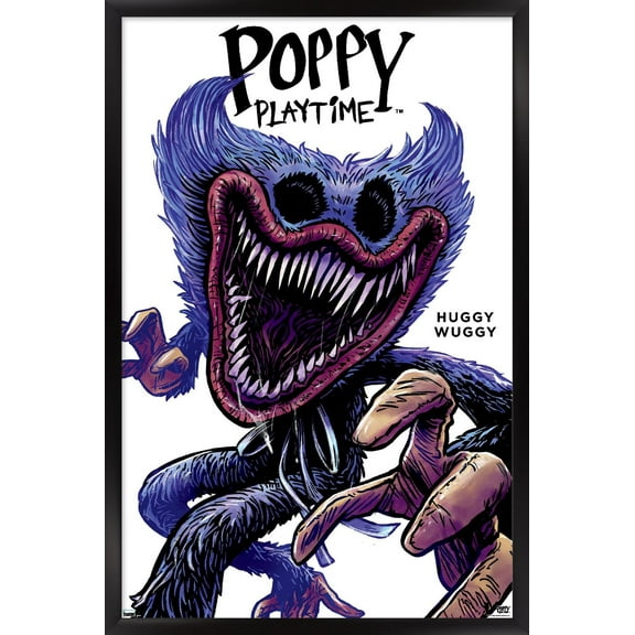 Poppy Playtime - Huggy Wuggy Feature Series Wall Poster, 14.725" x 22.375" Framed