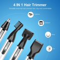 thumbnail image 2 of Recortador de Vello Nasal NQ 4 en 1 Recargable para Mujeres con Potente Motor y Cuchillas de Doble Filo, 2 of 5
