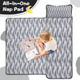 thumbnail image 4 of Gray Christmas Tree Pattern Toddler Nap Mats for Kids Preschool,59"x22" Sleeping Mat Bag or Kids,Toddler Sleeping Bag,Toddler Nap Mat or Daycare, 4 of 6