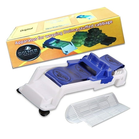 Sushi Maker Machine Kit Includes 1 x Sushi Mat, 1 x Dolma Sarma Roller/Cabbage Roller/Vegetable Meat Roller/Stuffed Grape Leaves Tool for Beginners and