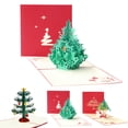 thumbnail image 2 of Bangcool Christmas Card 3D Hollow-out Christmas Tree Pop up Card Holiday Greeting Card, 2 of 9