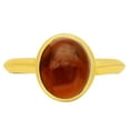 thumbnail image 4 of 18K Gold Over Brass Hessonite Garnet - Madagascar Ring s.7 Jewelry RM-1004 TGR1023_A_7, 4 of 6