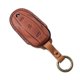 thumbnail image 1 of Funda de cuero genuino para llave del Tesla Model S (marrón), 1 of 4