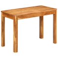 thumbnail image 1 of vidaXL Table à Manger 110x55x76 cm Bois Massif d'Acacia, 1 of 5