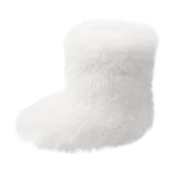Beige Big Kids Girls Warm Plush Lined Ankle Boots Beige Fall Winter Fashion Round Toe Casual Short Boots