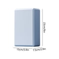 thumbnail image 3 of High Density EVA Foam Yoga Block, Soft Non-Slip Surface Lightweight Yoga Brick, Supportive Yoga Accessories for Pilates Stretching, 3 of 6
