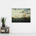 thumbnail image 2 of Thomas Chambers Staten Island And The Narrows Extra Large Art Print Wall Mural Poster Premium XL, 2 of 3