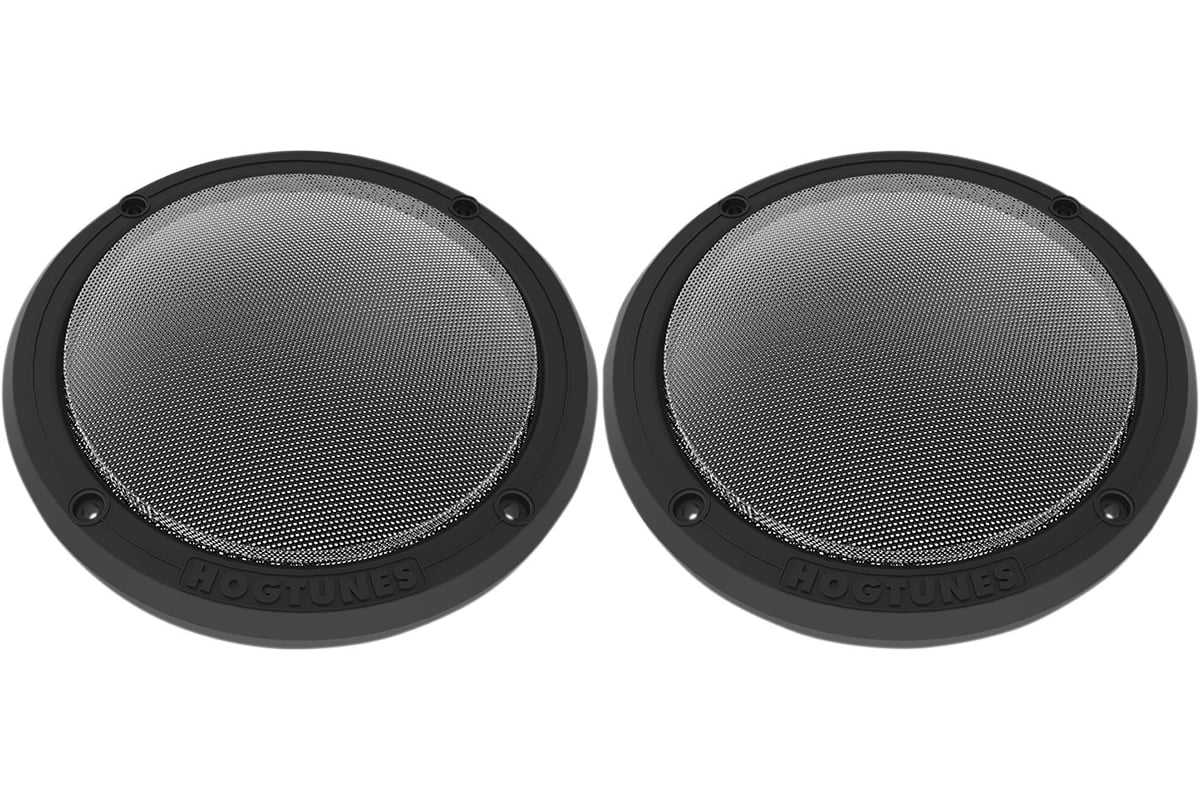 Hogtunes Replacement Rear Speaker Grills Black (REARRM GRILL