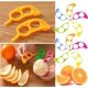 thumbnail image 4 of 20 Pcs Orange Citrus Peelers Plastic Fruit Peeler Citrus Remover Lemon Skin, 4 of 5