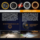thumbnail image 4 of Par Faros De Luz  Bloosom Spot 40w Para Motocicleta Jeep Negro, 4 of 4