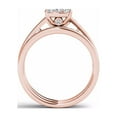 thumbnail image 3 of 3/4 Carat T.W. Diamond 10kt Rose Gold Cushion-Shape Engagement Ring Set, 3 of 5