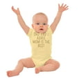 thumbnail image 3 of Dad and I Agree Mom is the Best Romper Boys or Girls Infant Baby Brisco Brands NB, 3 of 6
