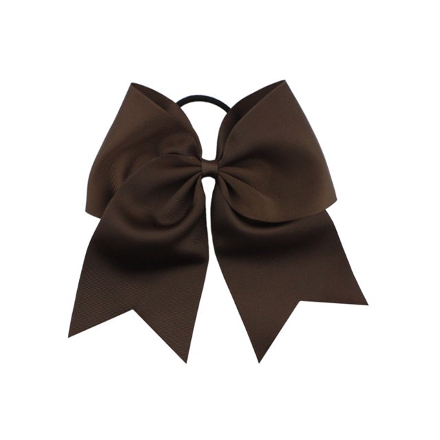 Accesorio para el cabello con lazo de tela, cinta de cola de golondrina acanalada de 8 pulgadas, banda de goma para la cabeza para niños