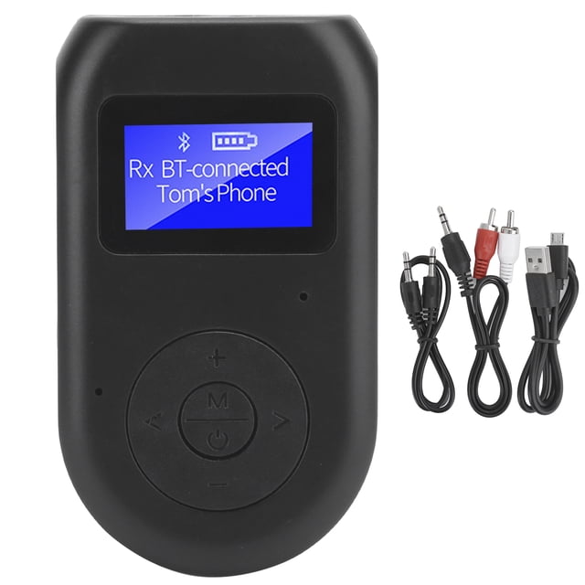 BT‑11 4 en 1 Transmisor/Receptor Bluetooth 5.0 Adaptador de audio inalámbrico de 3,5 mm para TV/PC