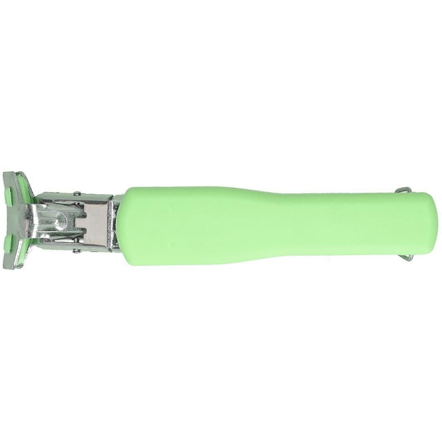 Hot Bowl Dish Grip Tongs NonSlip Stainless Steel AntiScalding Plate Clamp Holder(Green )
