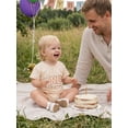 thumbnail image 5 of BemeyourBBs Baby Girl First Birthday Outfits Silly Goose Bubble Romper One Years Old 1st Birthday Clothes Goose Balloon Letter Print Short Sleeve Bodysuit Casual Summer Spring Clothes, 5 of 9