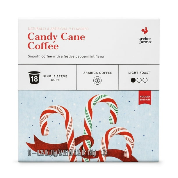 Archer Farms Holiday Edition Light Roast Candy Cane Coffee 18 Single