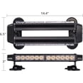 thumbnail image 3 of 12/24V IP65 30 LEDs 4-PIN Magnet Magnetic Emergency Bar Recovery Warning Strobe Light Beacon Amber 36W with 7 Flash Patterns Easy Install, 3 of 5
